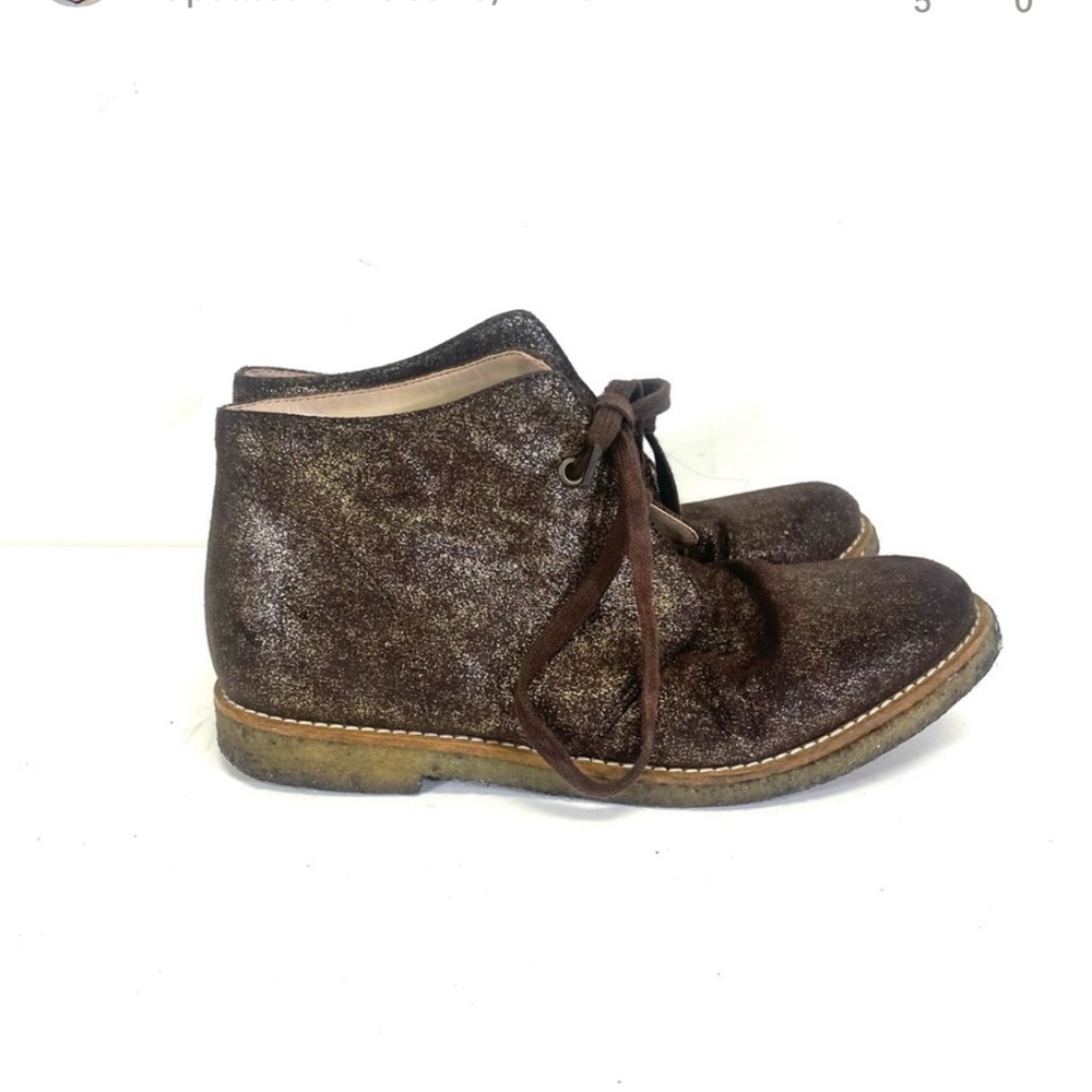 Stella McCartney brown ankle booties